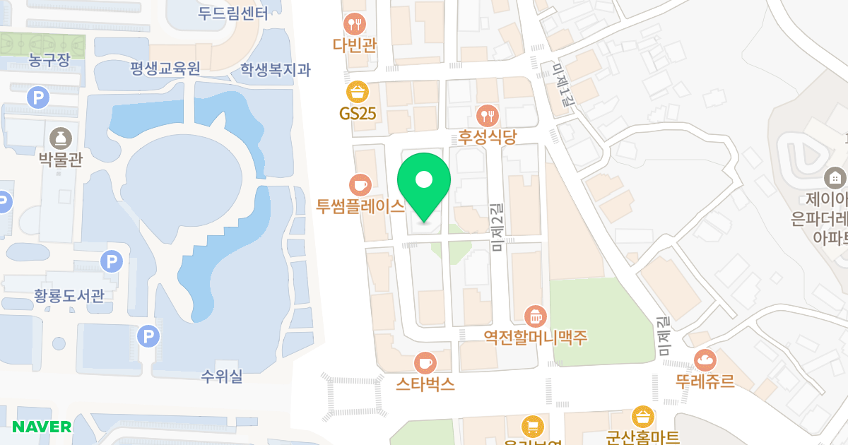 (869-3) 위치 지도 - 전북특별자치도 군산시 미제2길 20