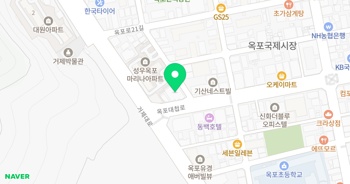 까멜리아힐오피스텔 위치 지도 - 경상남도 거제시
