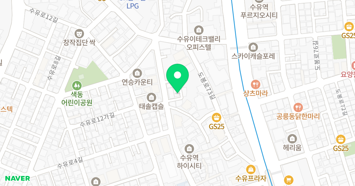 (77-8) 위치 지도 - 서울특별시 강북구 도봉로71가길 38-10