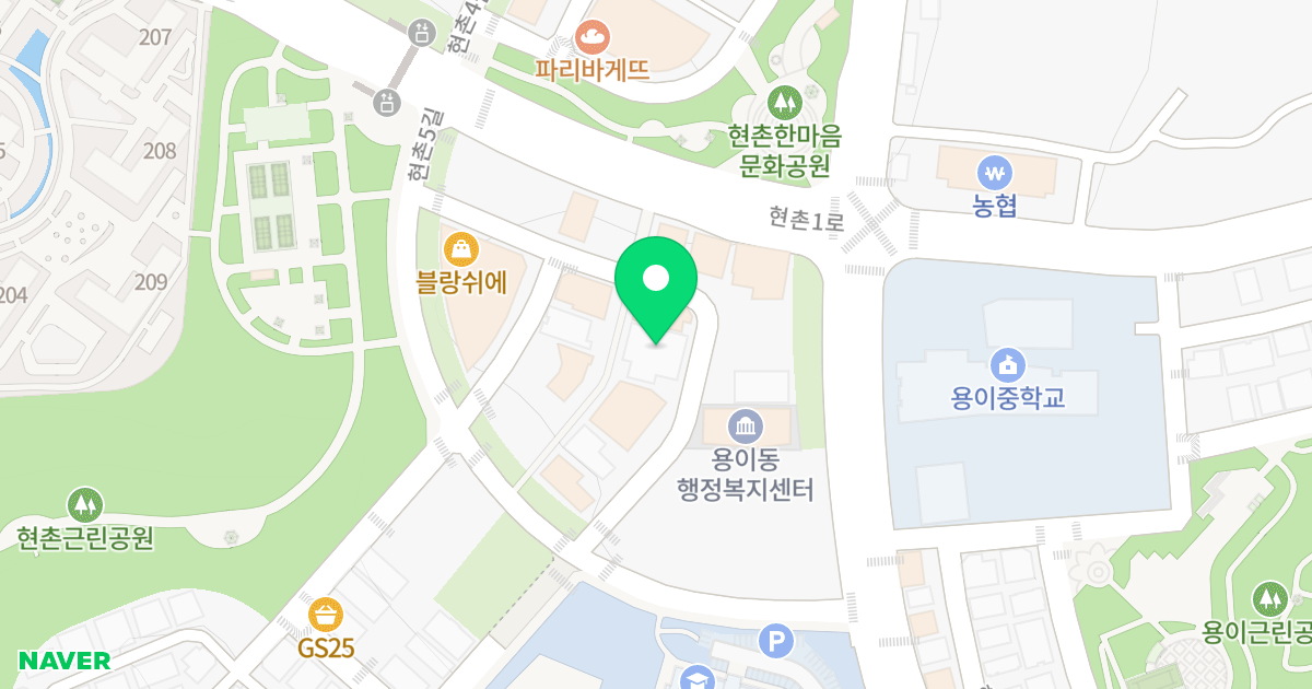 (598-2) 위치 지도 - 경기도 평택시 현촌5길 5-16