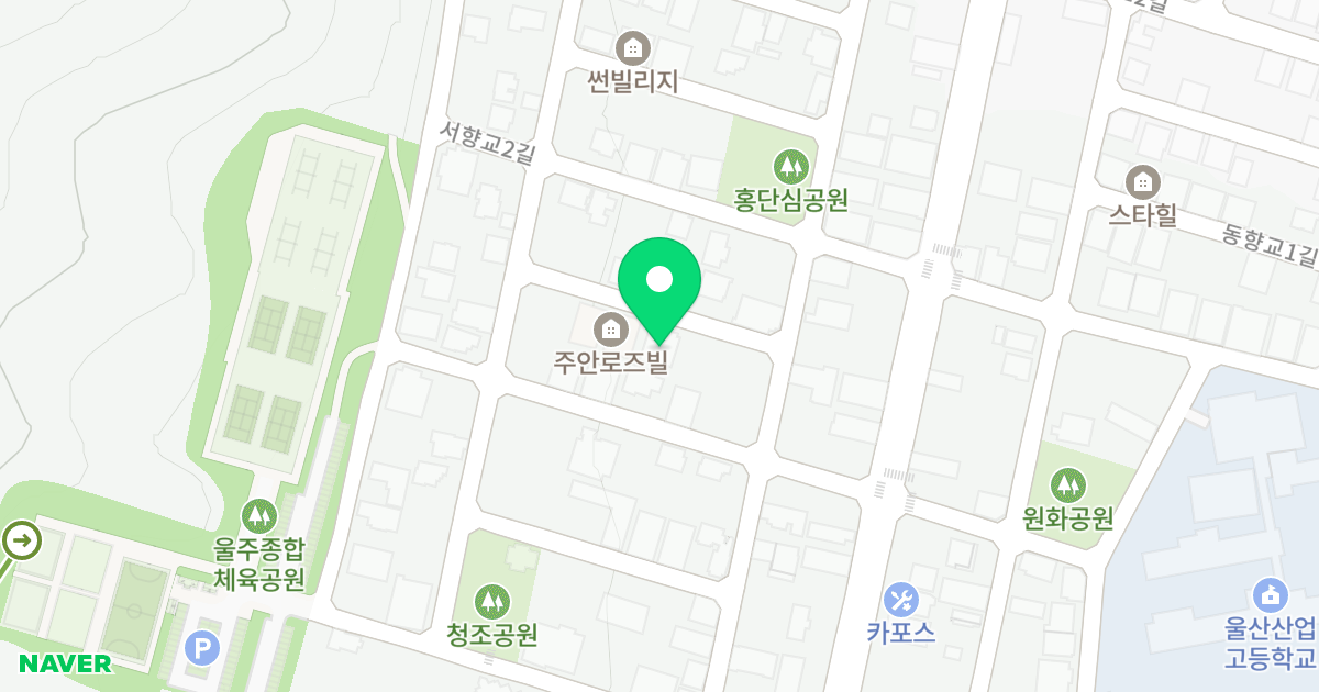 제1동 위치 지도 - 울산광역시 울주군 삼남읍