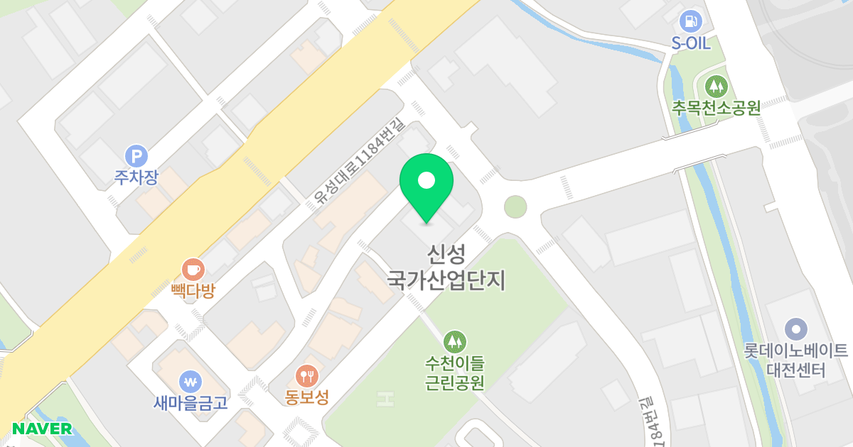 세아주택 위치 지도 - 대전광역시 유성구 유성대로1184번길 11-34