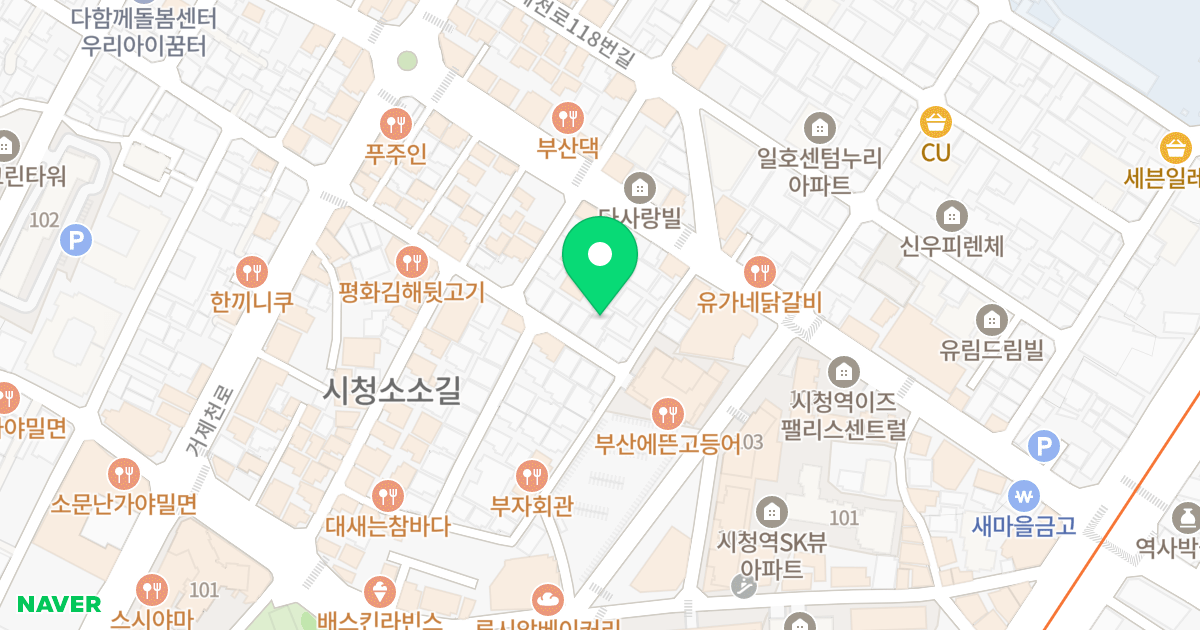 드림빌 위치 지도 - 부산광역시 연제구 거제천로104번길 27