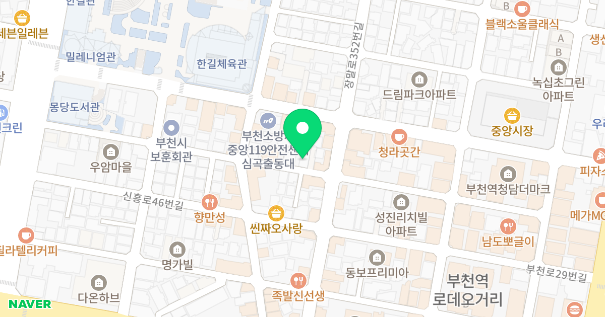 디오시티 위치 지도 - 경기도 부천시 원미구  53