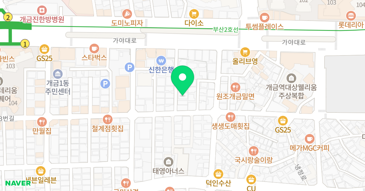 솔리드 위치 지도 - 부산광역시 부산진구 복지로13번길 67-6
