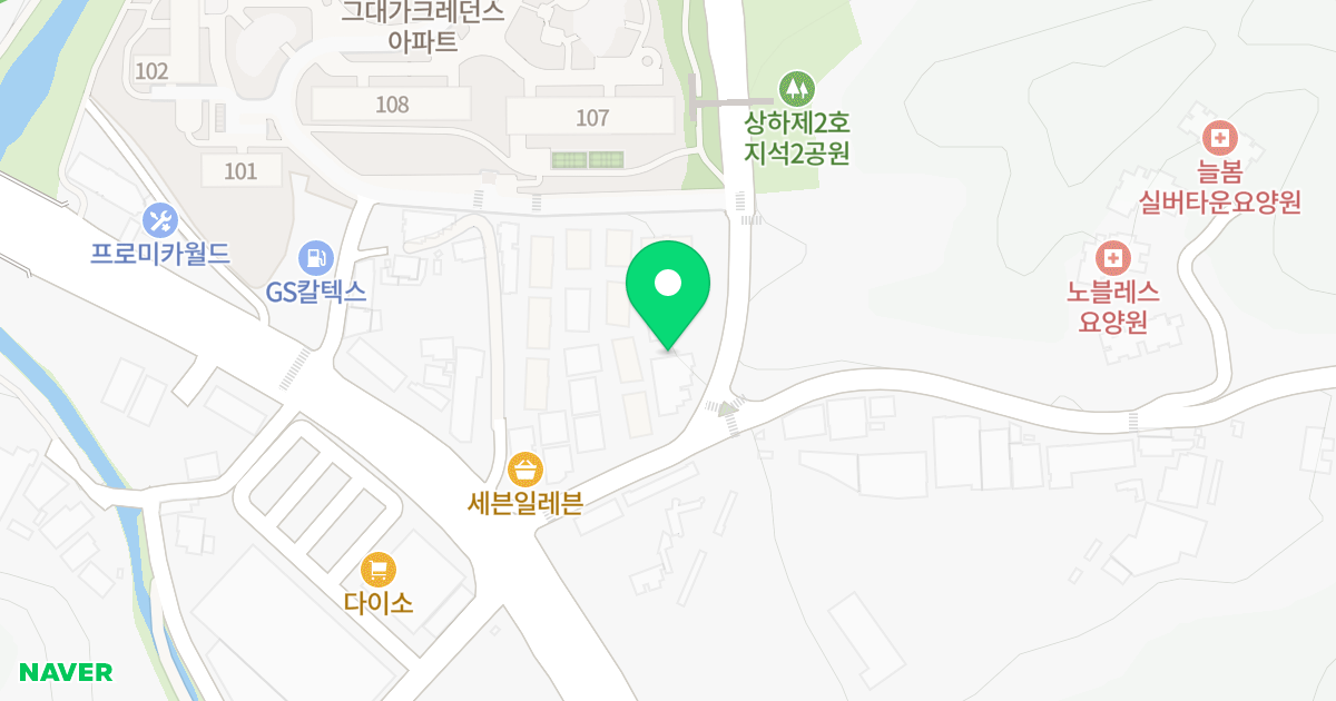 1동 위치 지도 - 경기도 용인시 기흥구 중부대로681번길 9