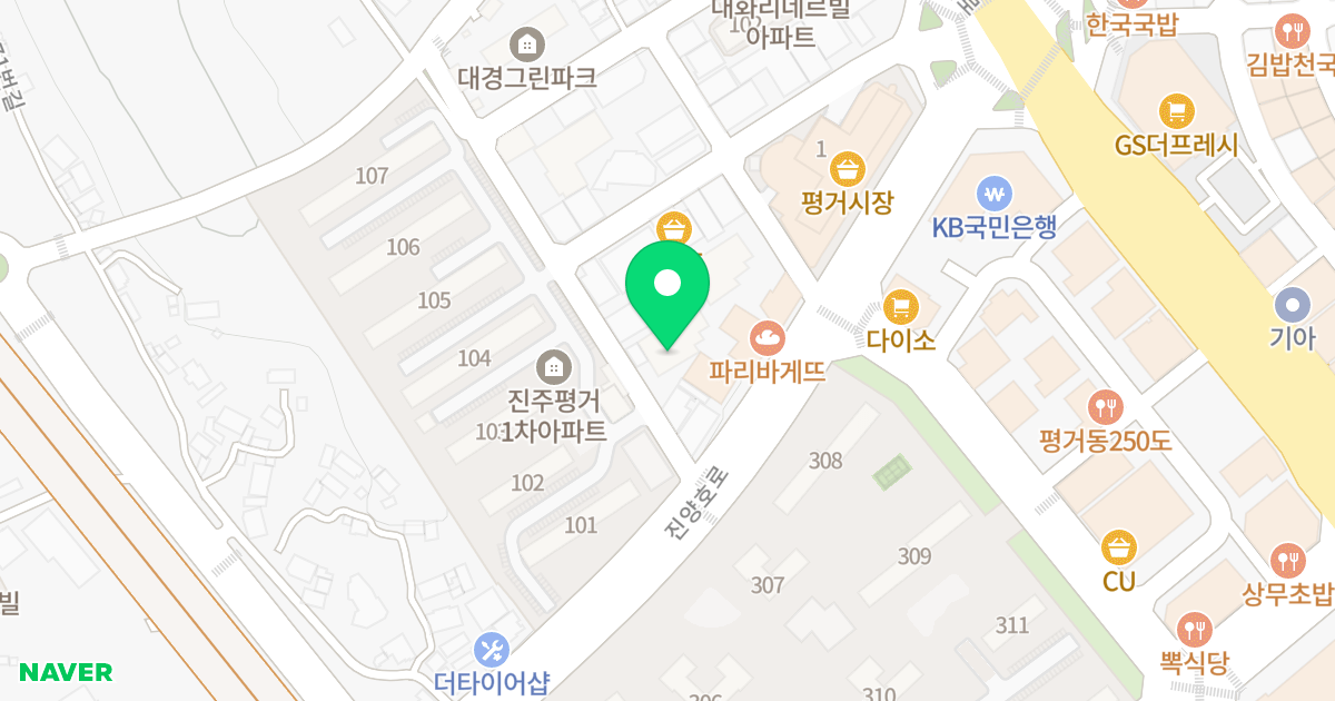 월드슈퍼빌 위치 지도 - 경상남도 진주시 진양호로185번길 6