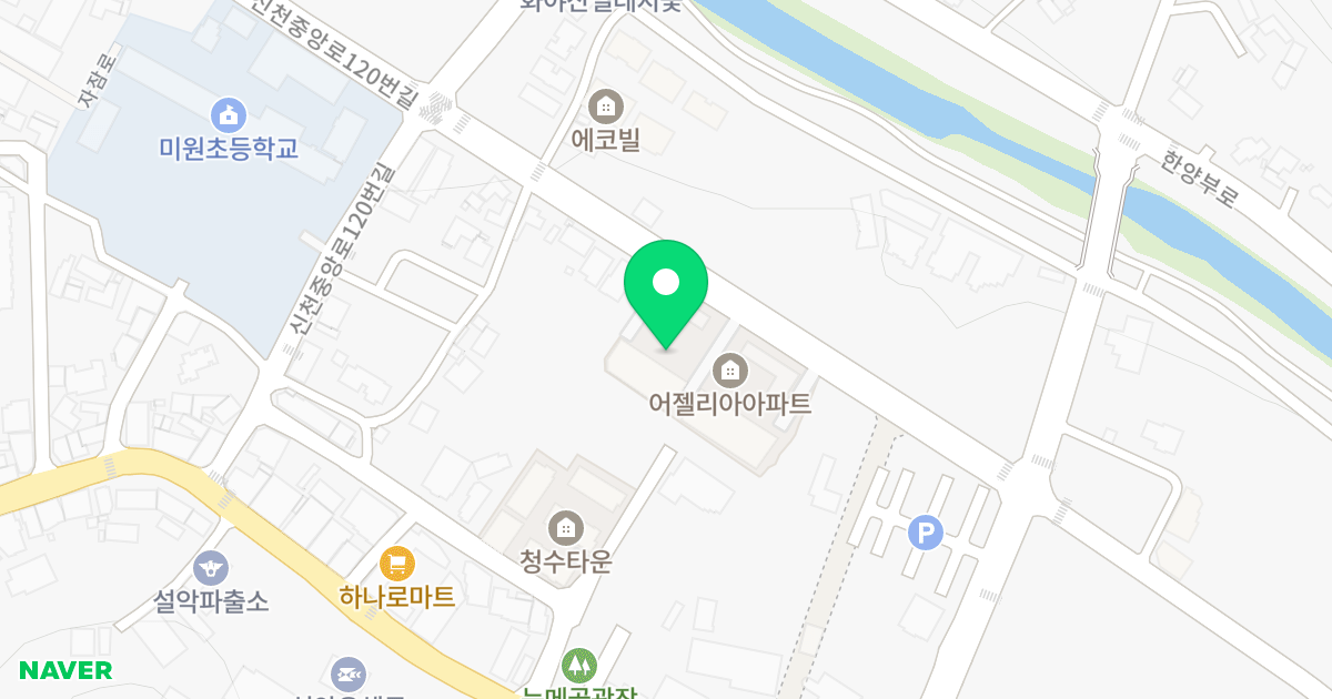 제1동 위치 지도 - 경기도 가평군 설악면 신천중앙로88번길 19-31