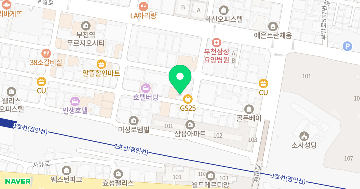 에이스타워 위치 지도 - 경기도 부천시 원미구  22
