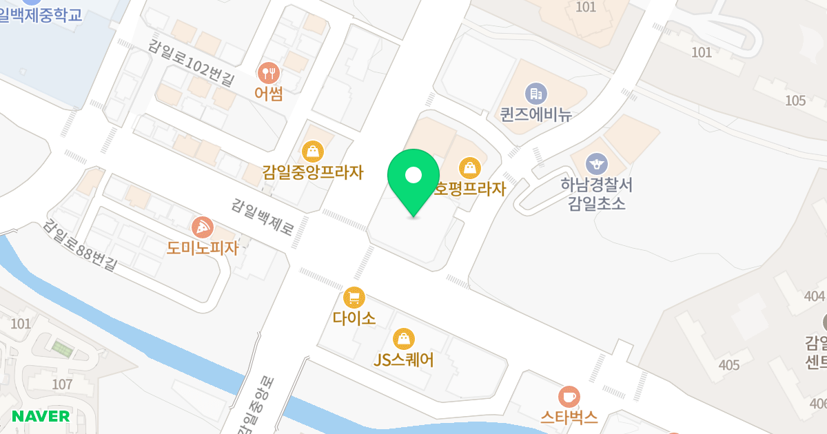 한양 더챔버파크로지아 위치 지도 - 경기도 하남시 감일중앙로 56