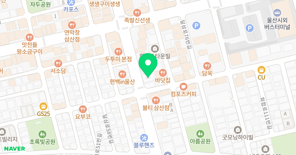 윌 오피스텔 위치 지도 - 울산광역시 남구 삼산중로 20-1