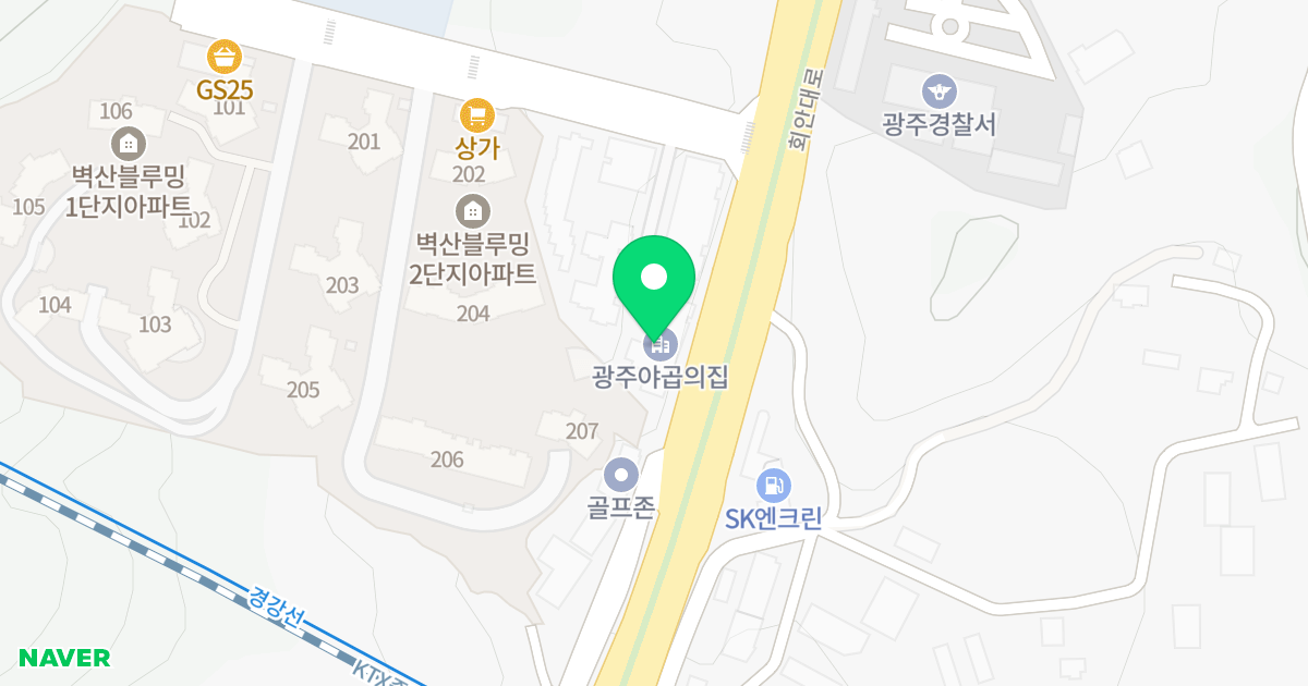 트레비앙 위치 지도 - 경기도 광주시 회안대로 621-5