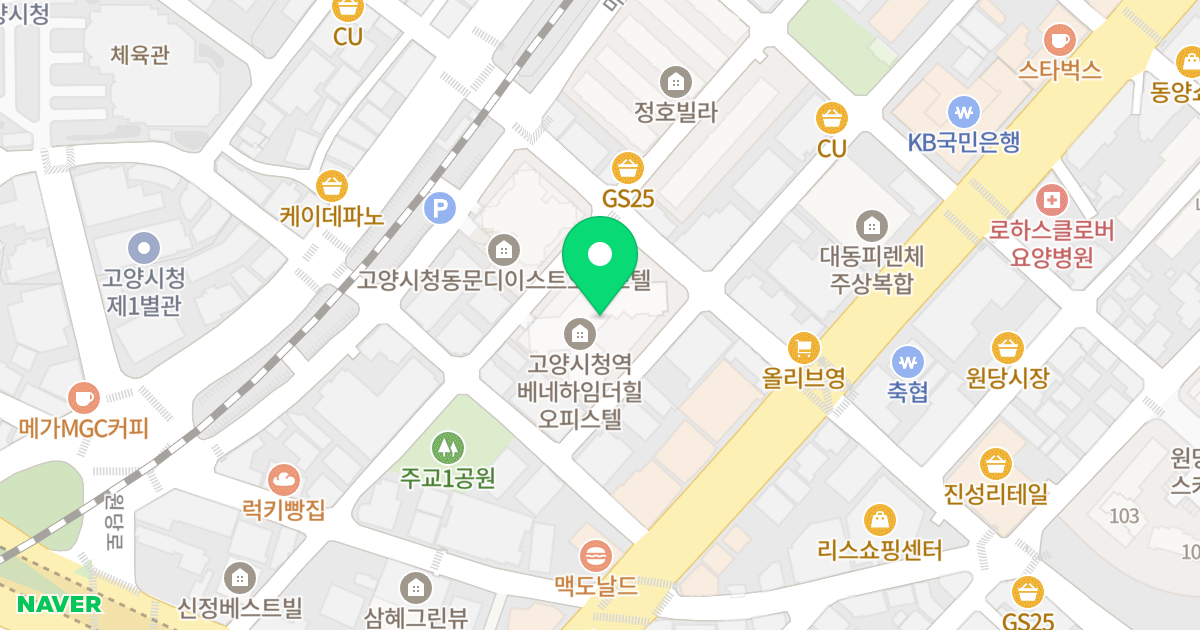 베네하임 더 힐 위치 지도 - 경기도 고양시 덕양구 마상로134번길 71