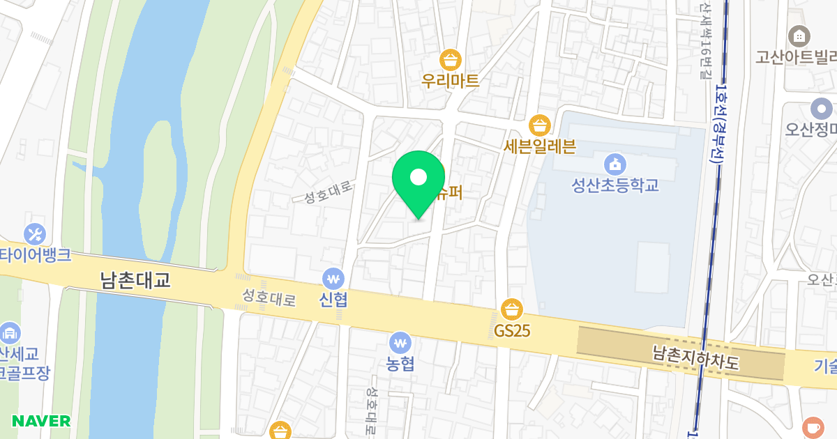엘림피렌체 위치 지도 - 경기도 오산시 성호대로33번길 7