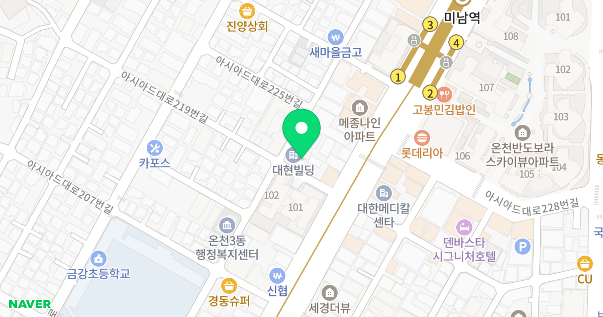 승만스위트빌 위치 지도 - 부산광역시 동래구 아시아드대로219번길 10