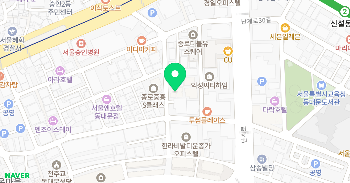 주건축물제1동 위치 지도 - 서울특별시 종로구 종로66길 31