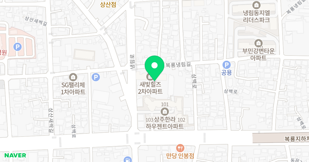 새빛힐즈2차 위치 지도 - 경상북도 상주시 냉림로 4