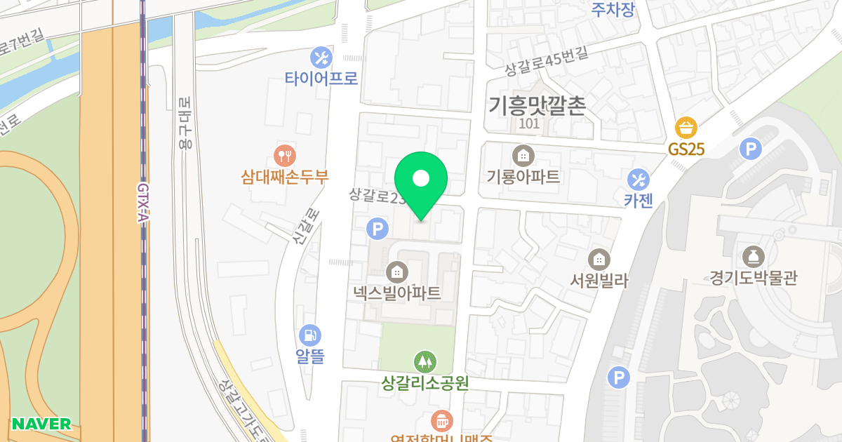강남팰리스 위치 지도 - 경기도 용인시 기흥구