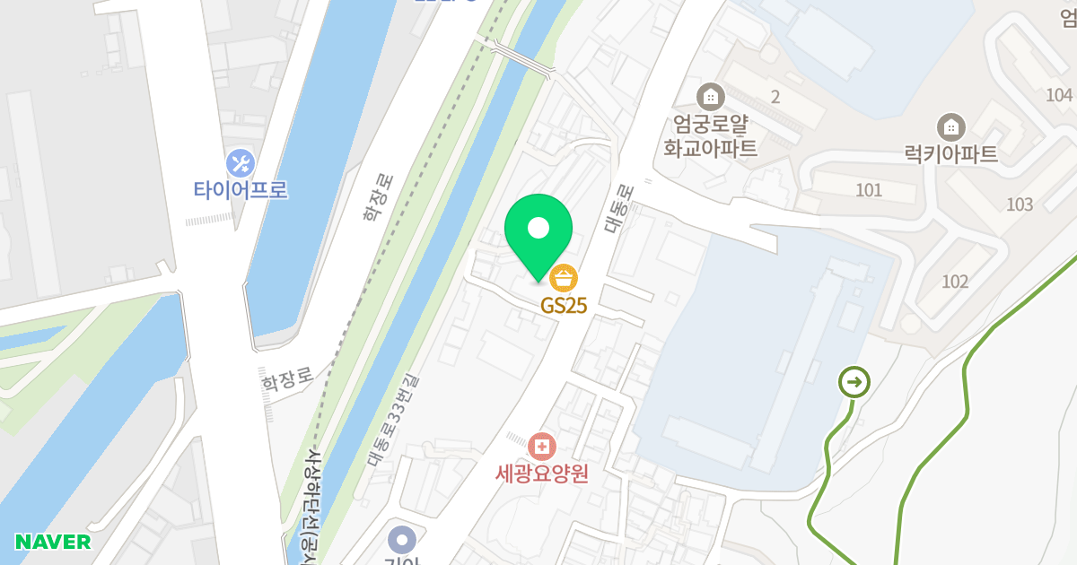 (25-8) 위치 지도 - 부산광역시 사상구 대동로 25