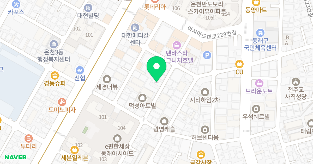 포르투나빌 위치 지도 - 부산광역시 동래구 여고북로23번길 39-4