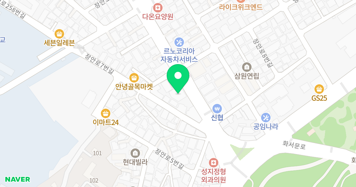 영화 더 프라임 위치 지도 - 경기도 수원시 장안구 장안로 13