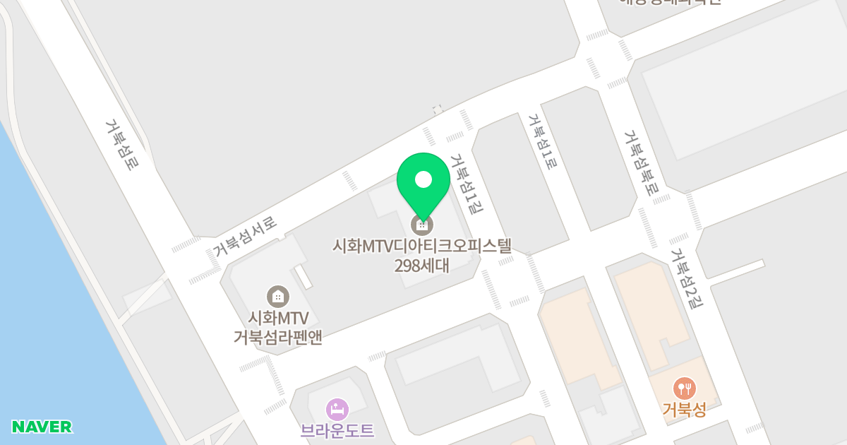 디아티크 위치 지도 - 경기도 시흥시 거북섬1로 15