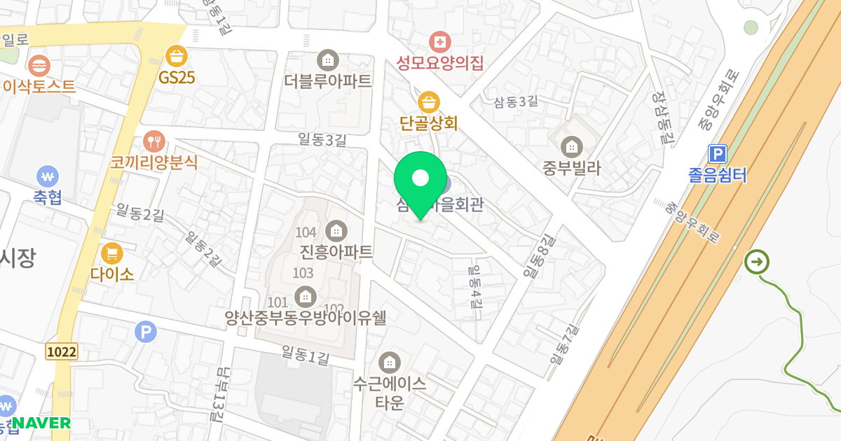 센트럴스타 위치 지도 - 경상남도 양산시