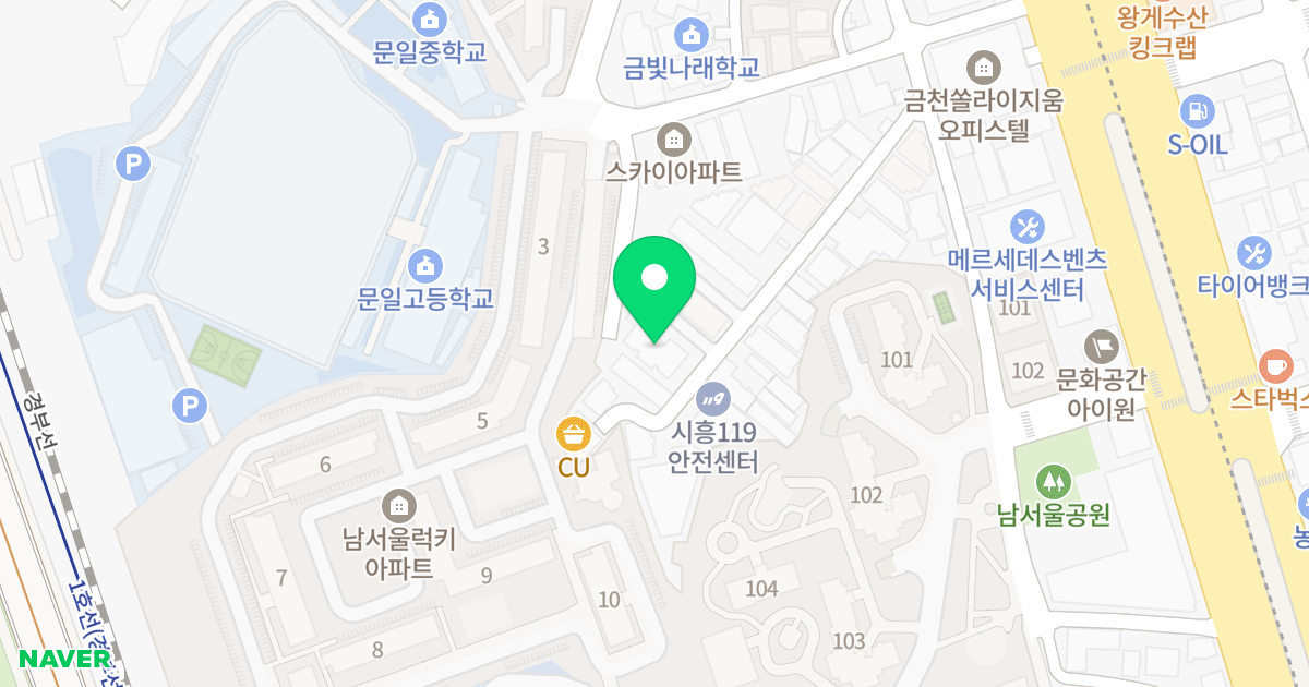 미림퀸즈빌 위치 지도 - 서울특별시 금천구 시흥대로45길 30