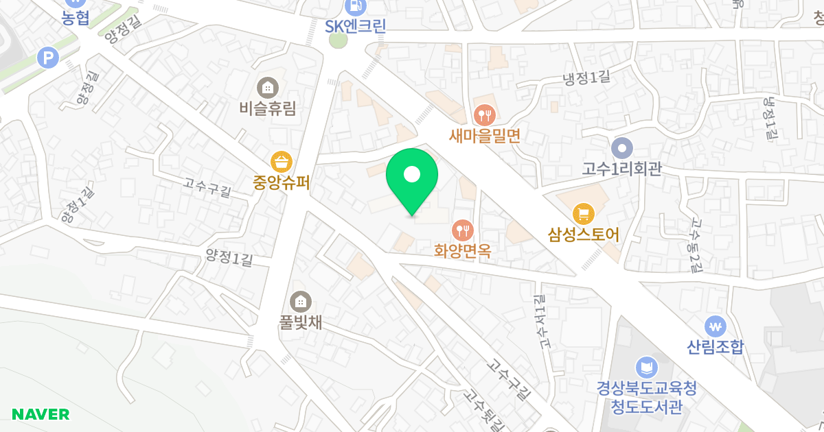 월성위너시티 위치 지도 - 경상북도 청도군 청도읍