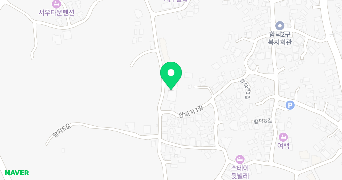 (1477-8) 위치 지도 - 제주특별자치도 제주시 조천읍 함덕6길 49