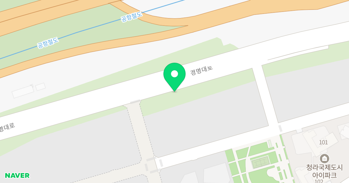 청라국제도시아이파크 위치 지도 - 인천광역시 서구