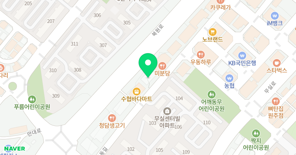 SU19무실 위치 지도 - 강원특별자치도 원주시 능라동길 19