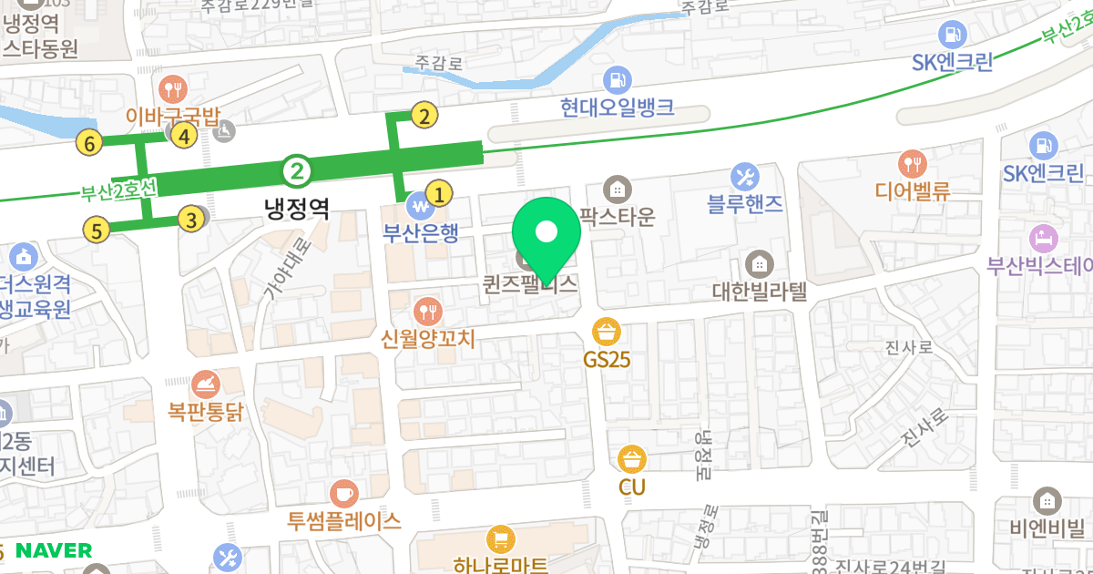 (60-53) 위치 지도 - 부산광역시 사상구