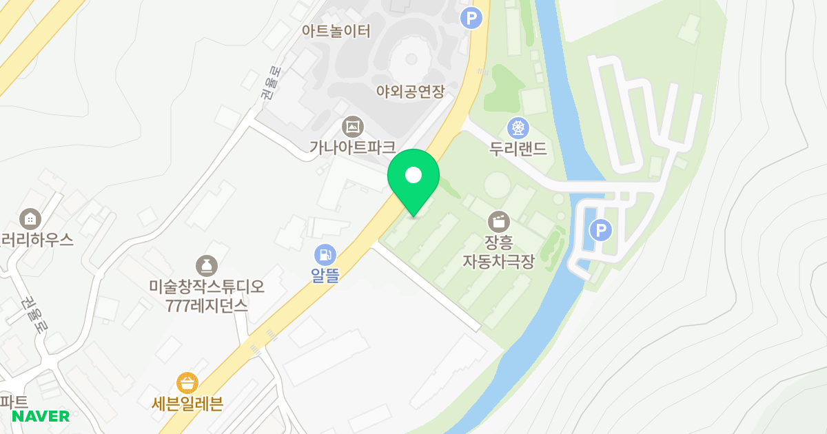 포시즌타운101동 위치 지도 - 경기도 양주시 장흥면 권율로 114-1