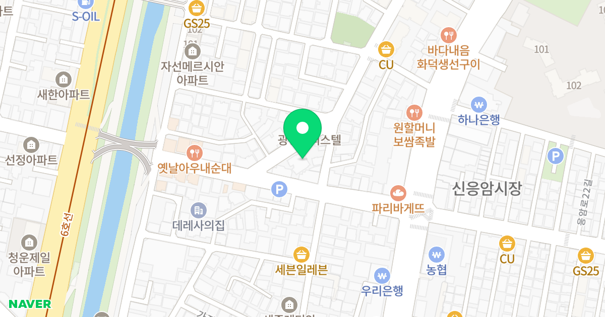 아우르미 위치 지도 - 서울특별시 은평구 응암로21가길 4