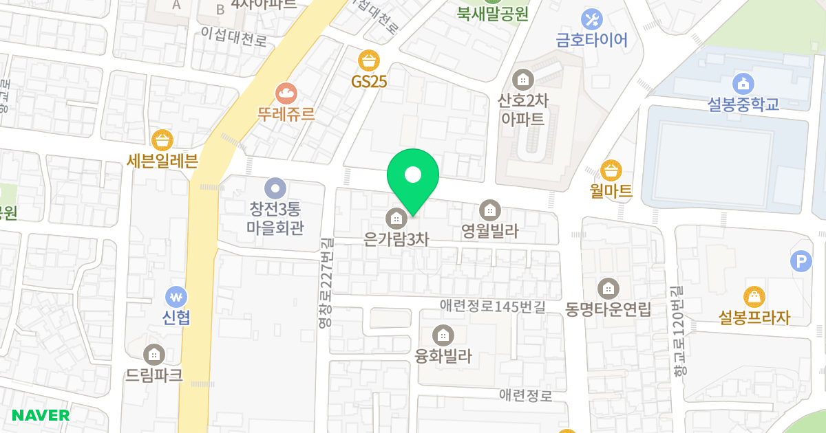은가람3차 위치 지도 - 경기도 이천시 향교로 102-2