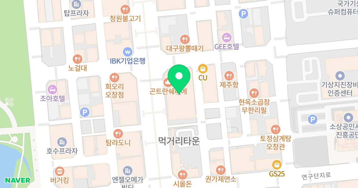 오창 센트럴허브 생활숙박시설, 오피스텔 위치 지도 - 충청북도 청주시 청원구 오창읍 중심상업로 48