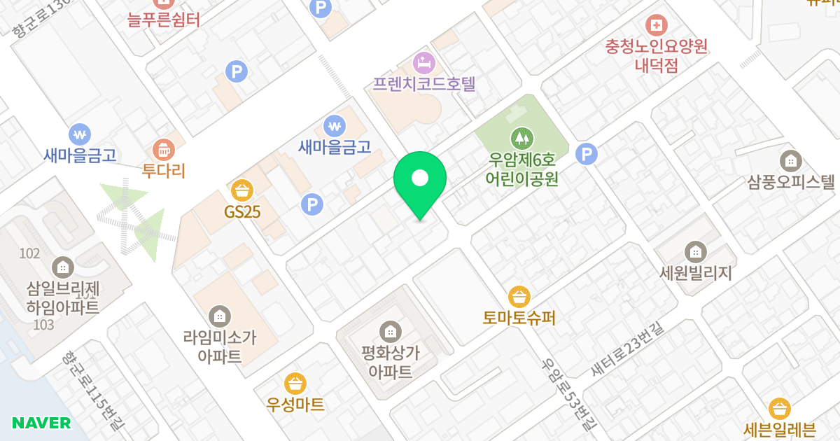 (371-2) 위치 지도 - 충청북도 청주시 청원구 내덕로18번길 20