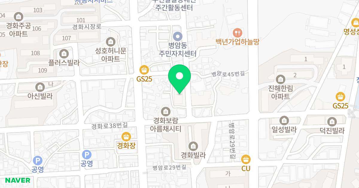 (900) 위치 지도 - 경상남도 창원시 진해구 진해대로694번길 24