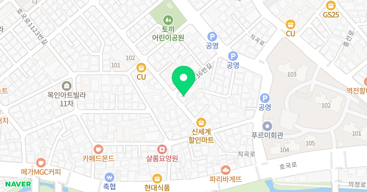 흥선빌리지 위치 지도 - 경기도 의정부시 직곡로7번길 30