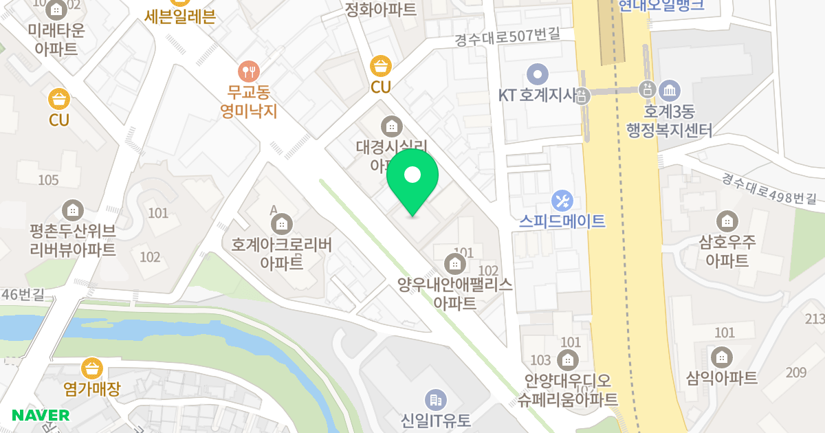 스위트홈 위치 지도 - 경기도 안양시 동안구 엘에스로 26