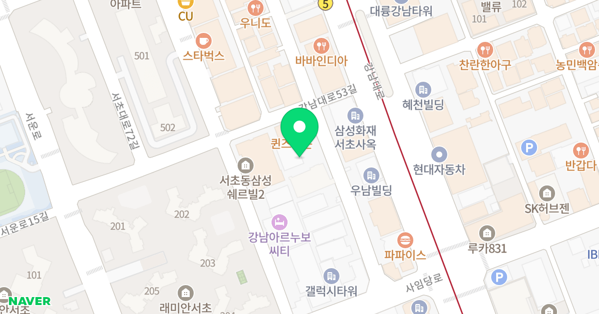(1330-18) 위치 지도 - 서울특별시 서초구 서초대로78길 42