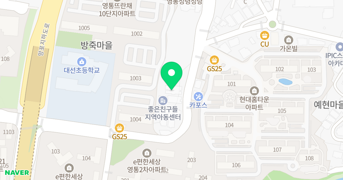 행복아트빌딩 위치 지도 - 경기도 용인시 기흥구 예현로35번길 28