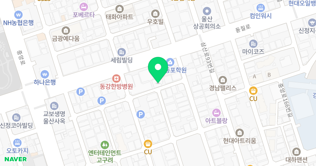 달동오피스텔 위치 지도 - 울산광역시 남구 중앙로186번길 17