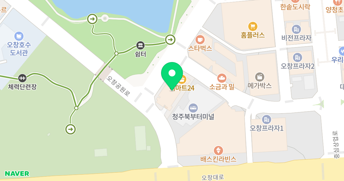 엘파크 위치 지도 - 충청북도 청주시 청원구 오창읍 오창공원로 127