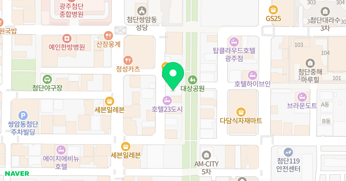 (672-2) 위치 지도 - 광주광역시 광산구 첨단중앙로152번길 81-10