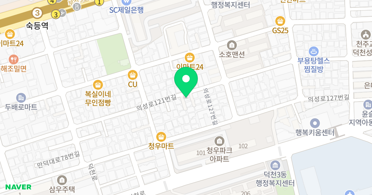 (426-8) 위치 지도 - 부산광역시 북구 의성로121번길 90