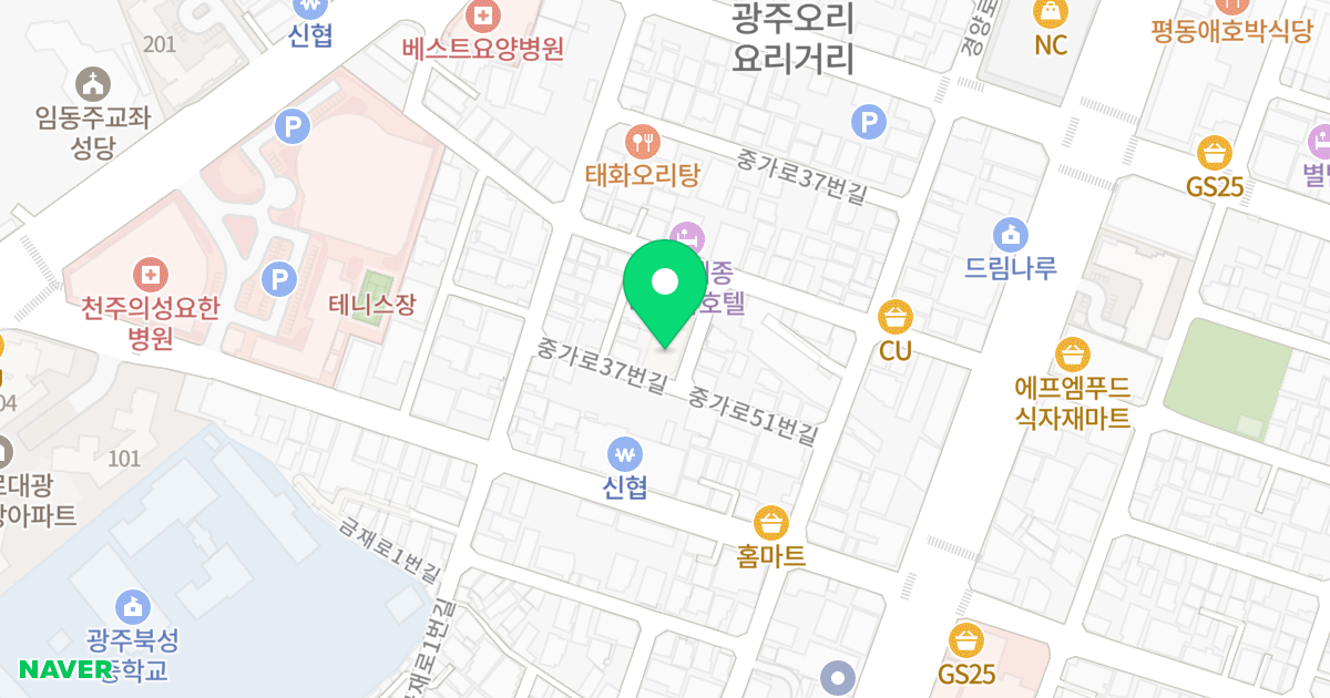 대영빌리지 위치 지도 - 광주광역시 북구 경열로233번길 23-6