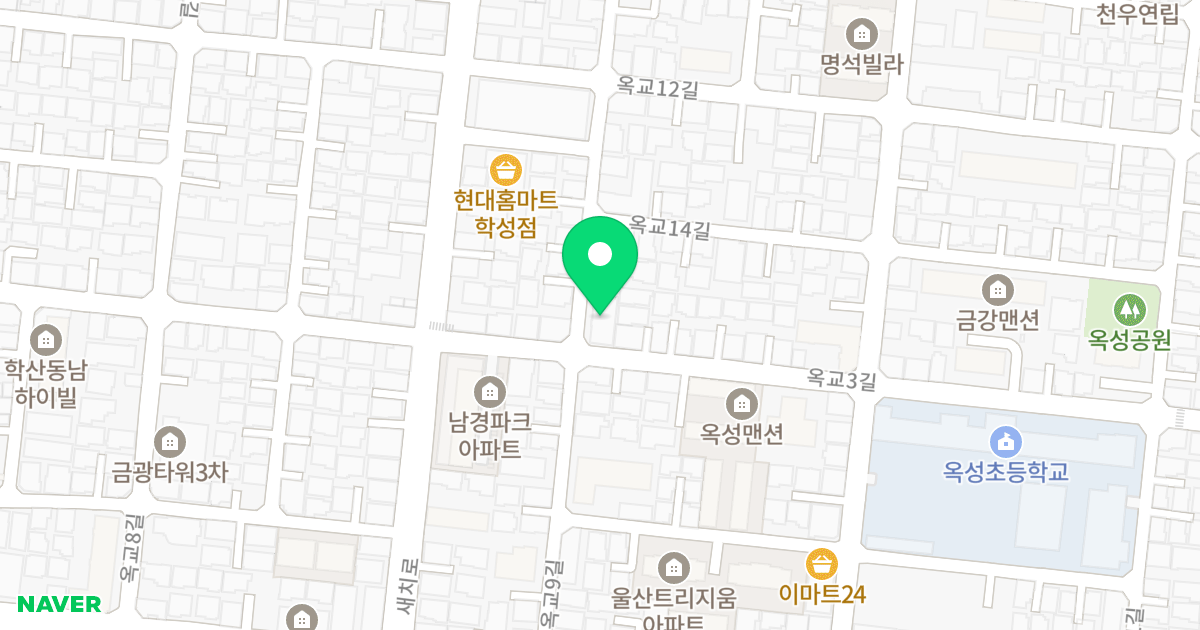 연준빌라 위치 지도 - 울산광역시 중구 옥교9길 31