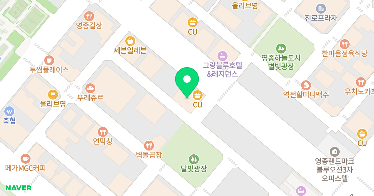 더 스텔라 위치 지도 - 인천광역시 중구 자연대로 29
